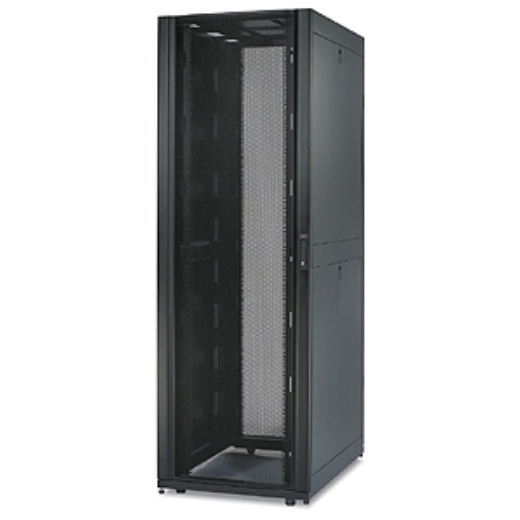 Szafa stojąca rack 19" 42U 750x1070mm czarna (drzwi przednie perforowane)  APC - obrazek 2
