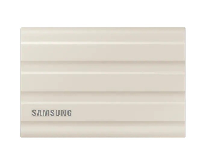 SSD USB 3.2 Type-C USB A  1TB  Samsung T7 Shield  Beżowy - obrazek 5