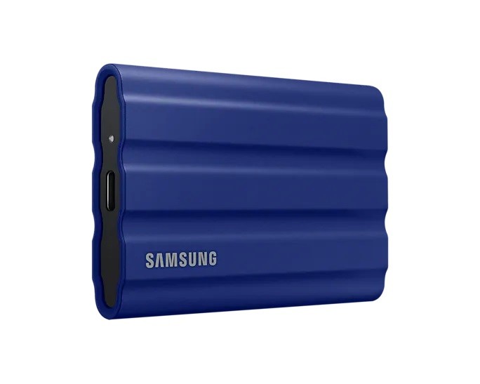 SSD USB 3.2 Type-C USB A  2TB  Samsung T7 Shield  Niebieski - obrazek 2