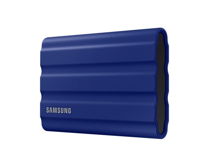 SSD USB 3.2 Type-C USB A  2TB  Samsung T7 Shield  Niebieski - obrazek 3