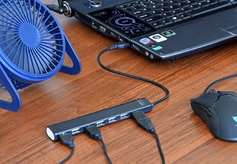 HUB USB 2.0  7 portowy  Gembird - obrazek 2