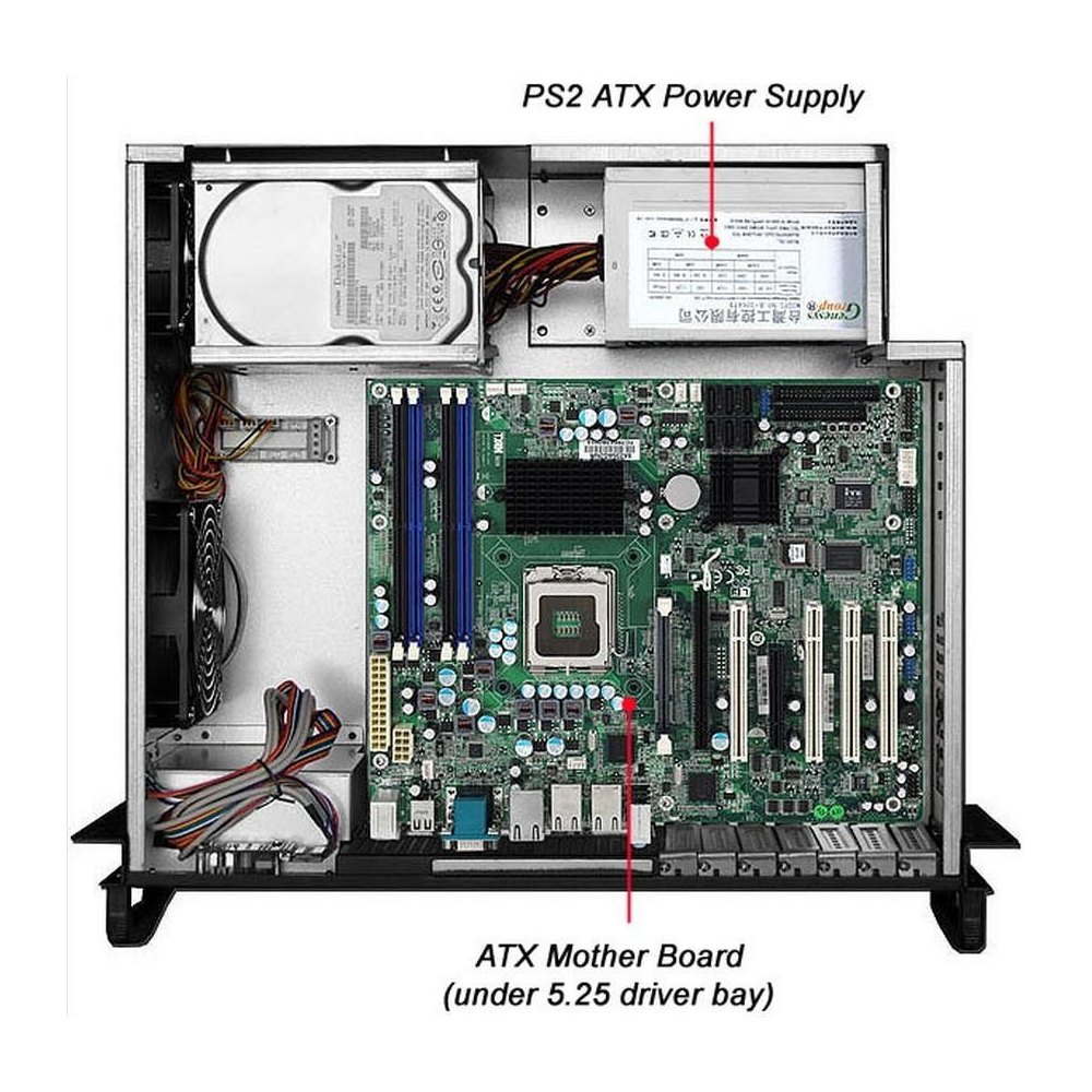 Obudowa Techly serwerowa ATX 19" 4U - obrazek 5