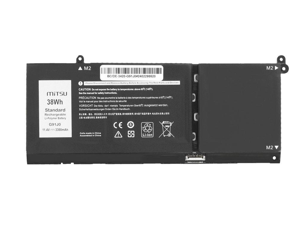 Bateria do laptopa Dell Latitude 14 (3420), Inspiron 15 (3511)  11.4 V  3300 mAh - obrazek 2