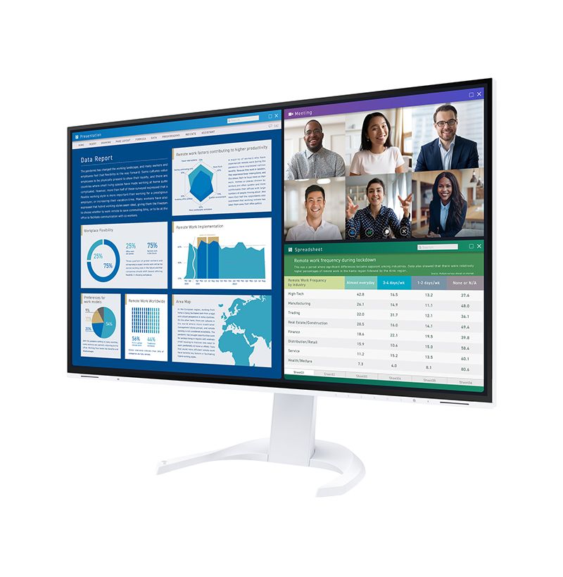 Monitor 31,5" Eizo EV3240X  Biały - obrazek 2