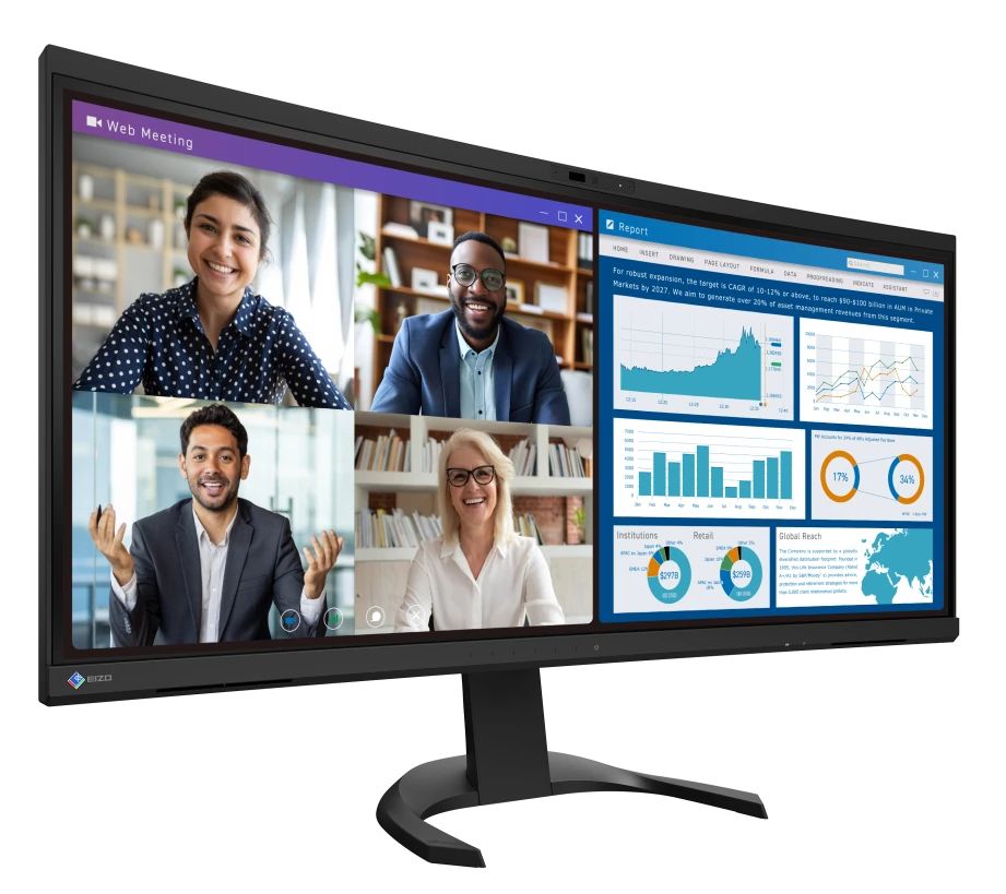 Monitor 34,1" Eizo EV3450XC  Czarny - obrazek 2