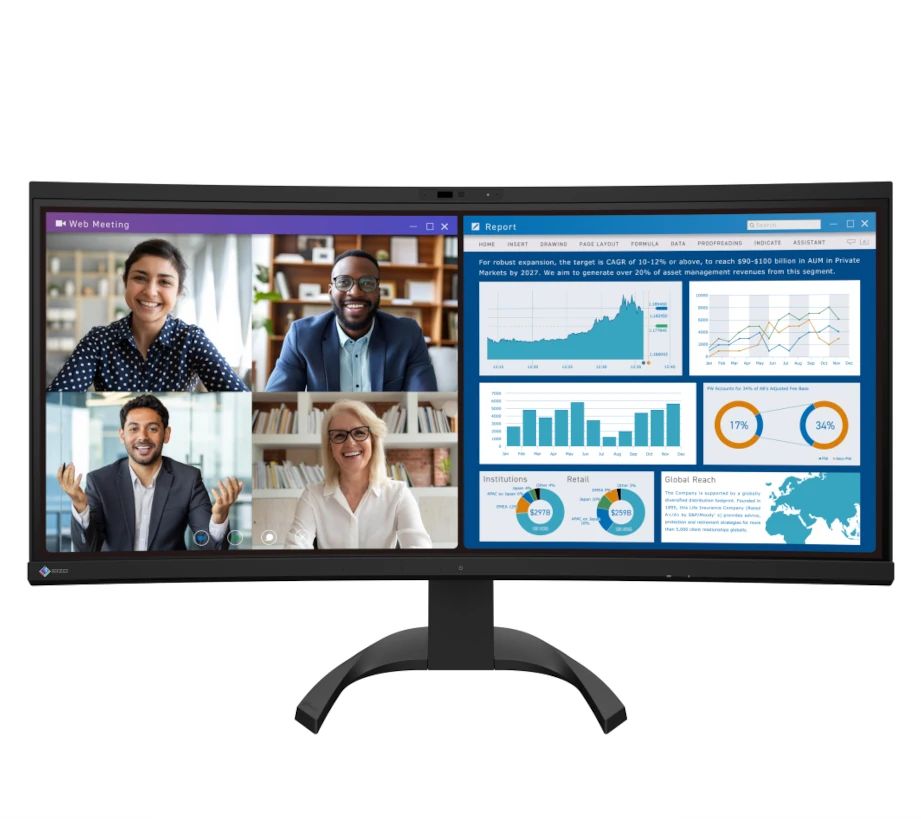 Monitor 34,1" Eizo EV3450XC  Czarny - obrazek 3