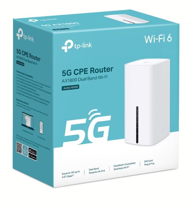 Router 5G Wi-Fi 6 Mesh  TP-Link ARCHER NX200 - obrazek 4