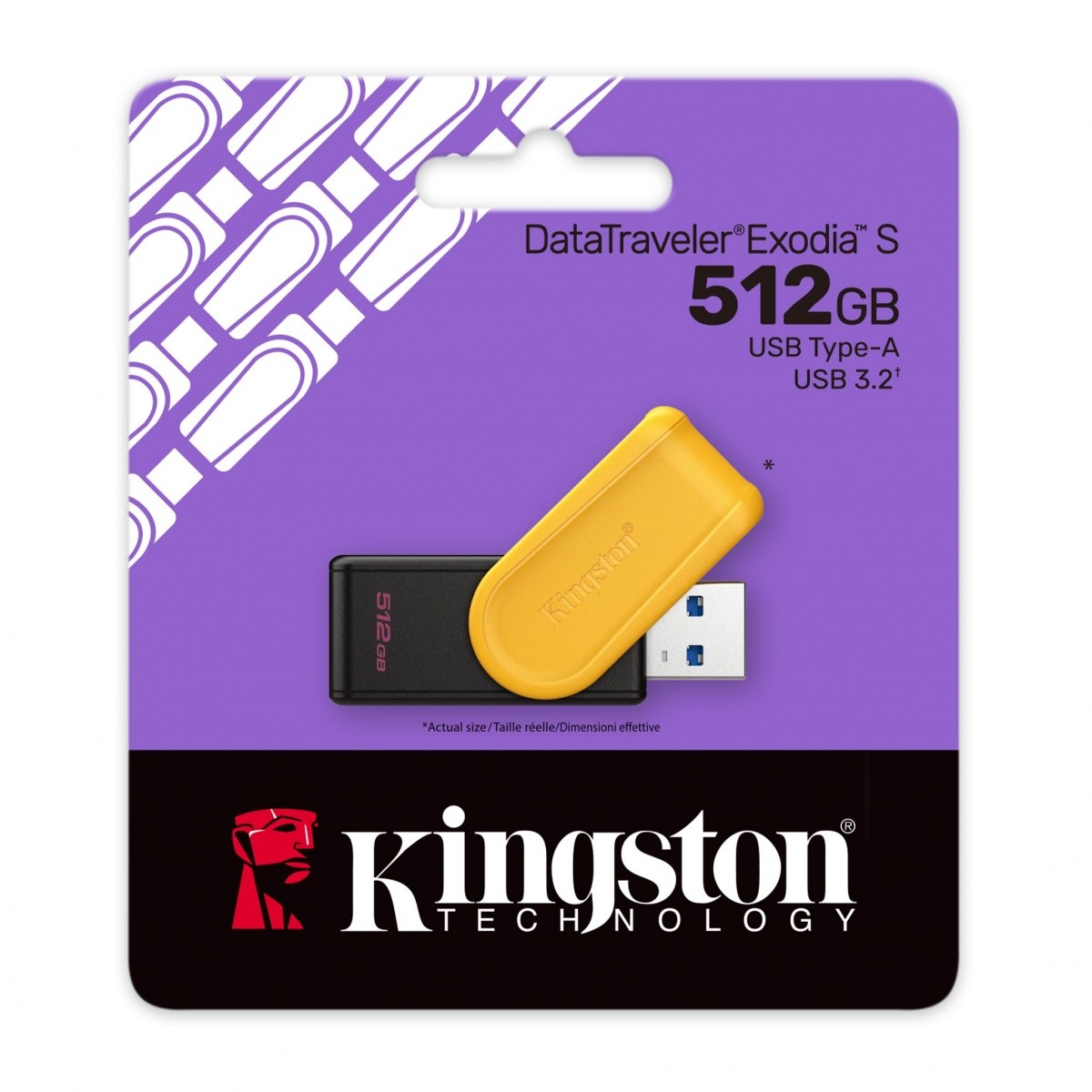 Flashdrive  512GB USB 3.2 Kingston Data Traveler Exodia S - obrazek 2