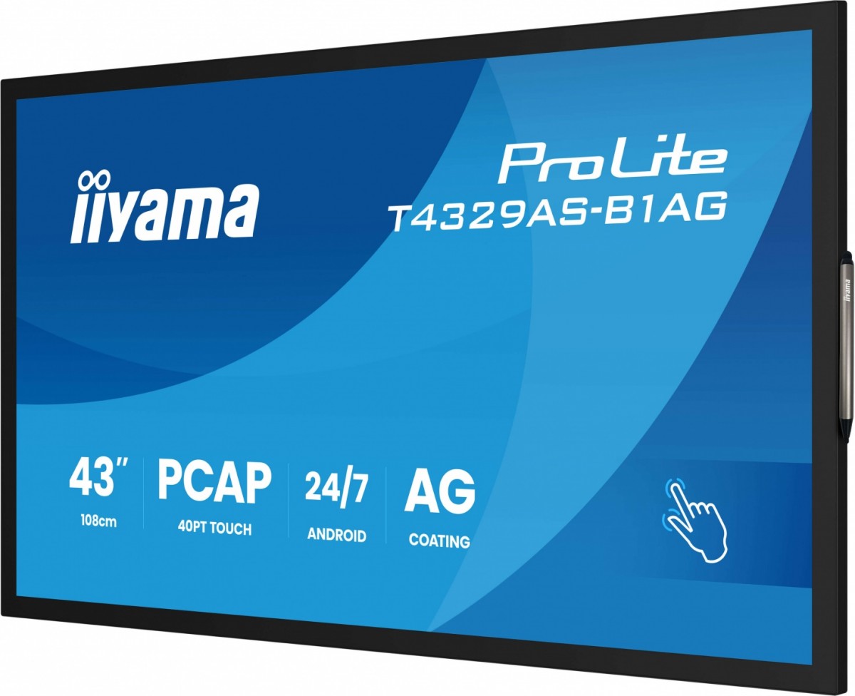 Monitor dotykowy 43" iiyama ProLite T4329AS-B1AG - obrazek 2