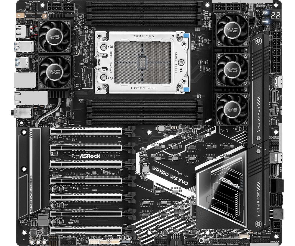 Płyta Socket WRX90  ASRock WRX90 WS EVO - obrazek 5