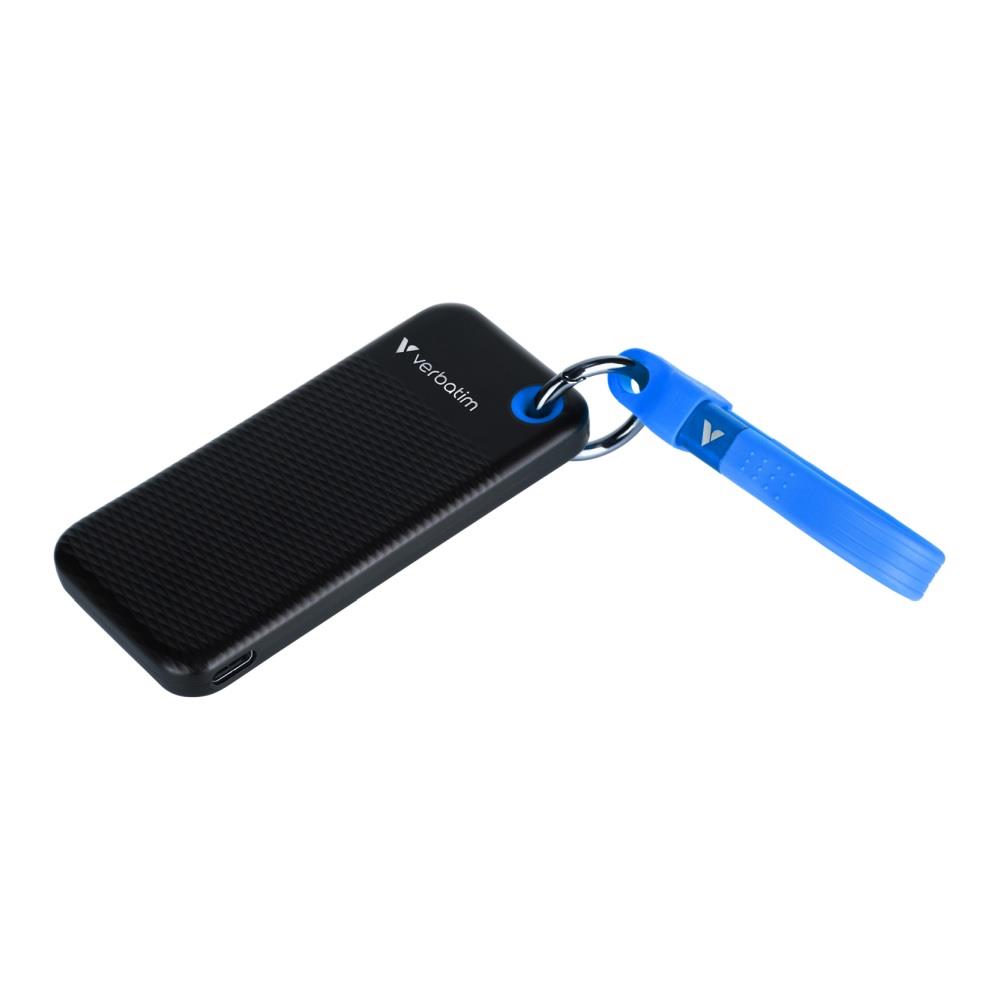 SSD USB 3.2 Type-C  2TB  Verbatim Pocket  Czarno-niebieski - obrazek 2