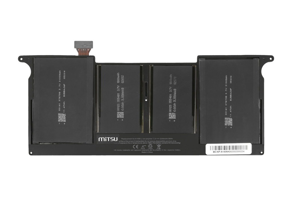Bateria do laptopa Apple MacBook Air 11 A1465  7.3 V  5200 mAh - obrazek 3