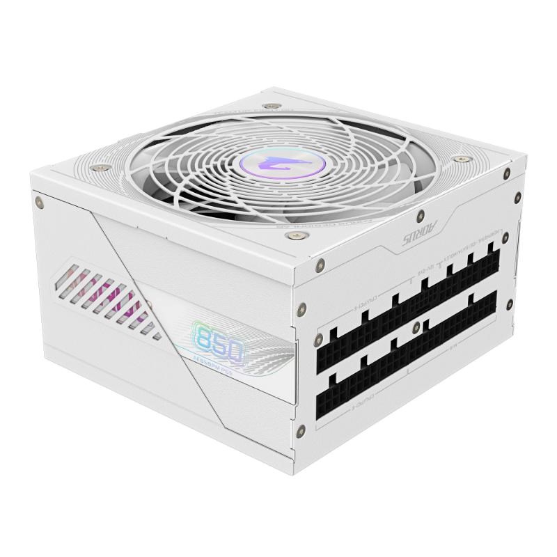 Zasilacz ATX   850W  Gigabyte Aorus Elite  Modularny  80 Plus Platinum  Biały