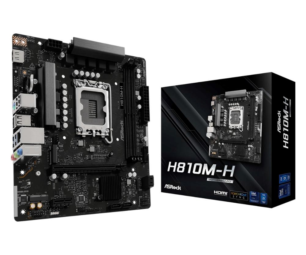 Płyta Socket LGA1851  ASRock H810M-H