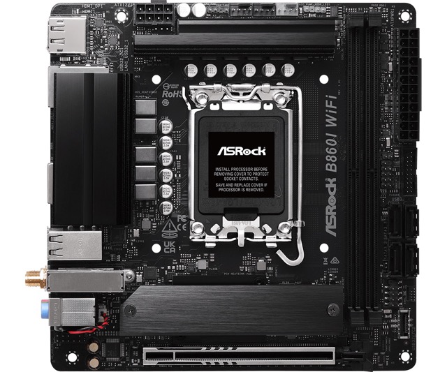 Płyta Socket LGA1851  ASRock B860I WIFI - obrazek 2