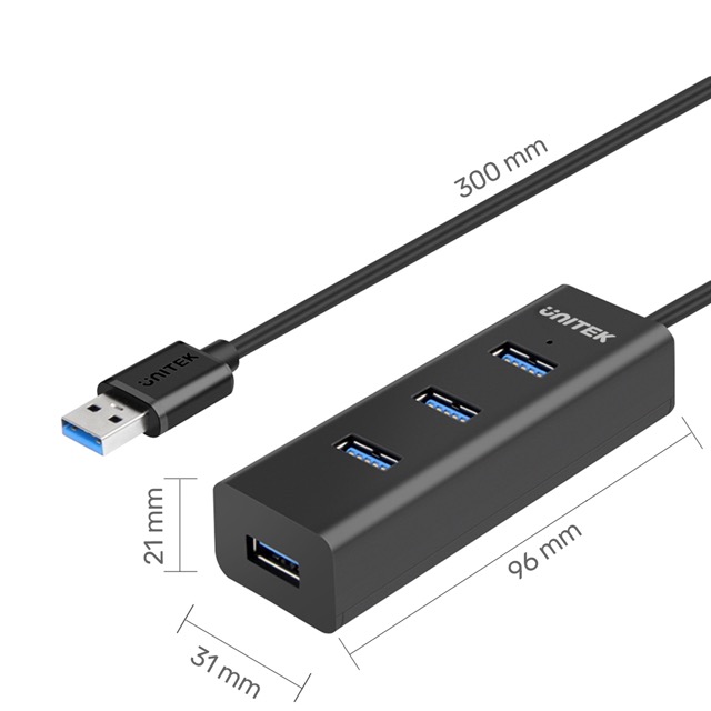 HUB USB 3.0  4 portowy  Unitek - obrazek 4