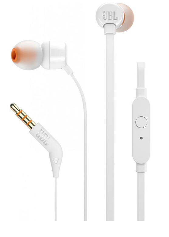 Słuchawki JBL T110 Białe