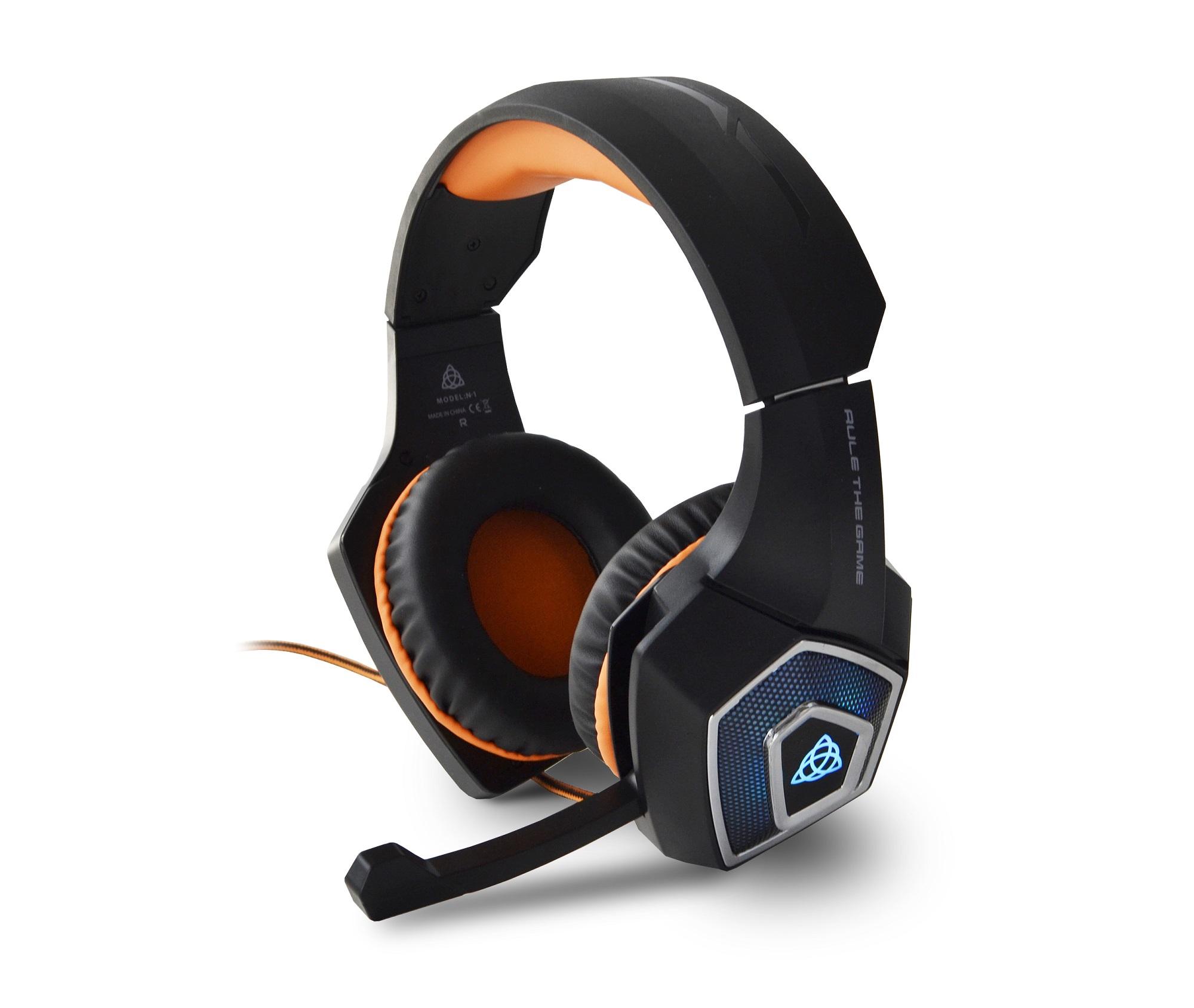 Słuchawki HIRO BRAGI 2.1, podświetlenie RGB