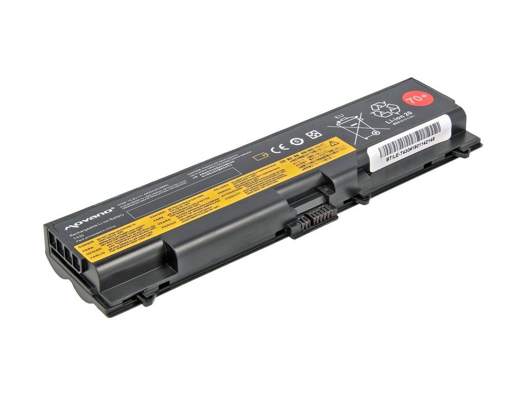 Bateria do laptopa Lenovo Thinkpad L410; L420; L430; L510; L520; L530; T410; T420; T430; T530; W510; W520; W530 10.8 V 4400 mAh - obrazek 2