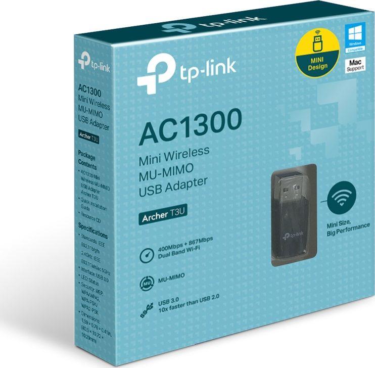 Bezprzewodowa karta sieciowa USB Wi-Fi AC1300 802.11ac TP-Link Archer T3U - obrazek 3