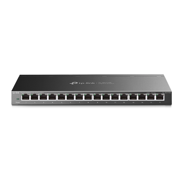 Switch TP-Link TL-SG116E 16x10/100/1000 MB/s Easy Smart - Metalowa obudowa