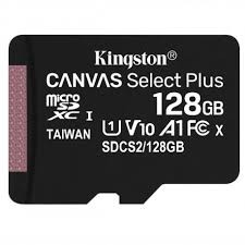 - karta pamieci MicroSD  128GB SDXC  Kingston Canvas Select Plus 100MB/s