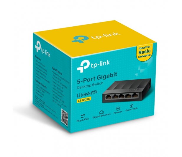 Switch TP-Link LS1005G 5x10/100/1000 MB/s - obrazek 3