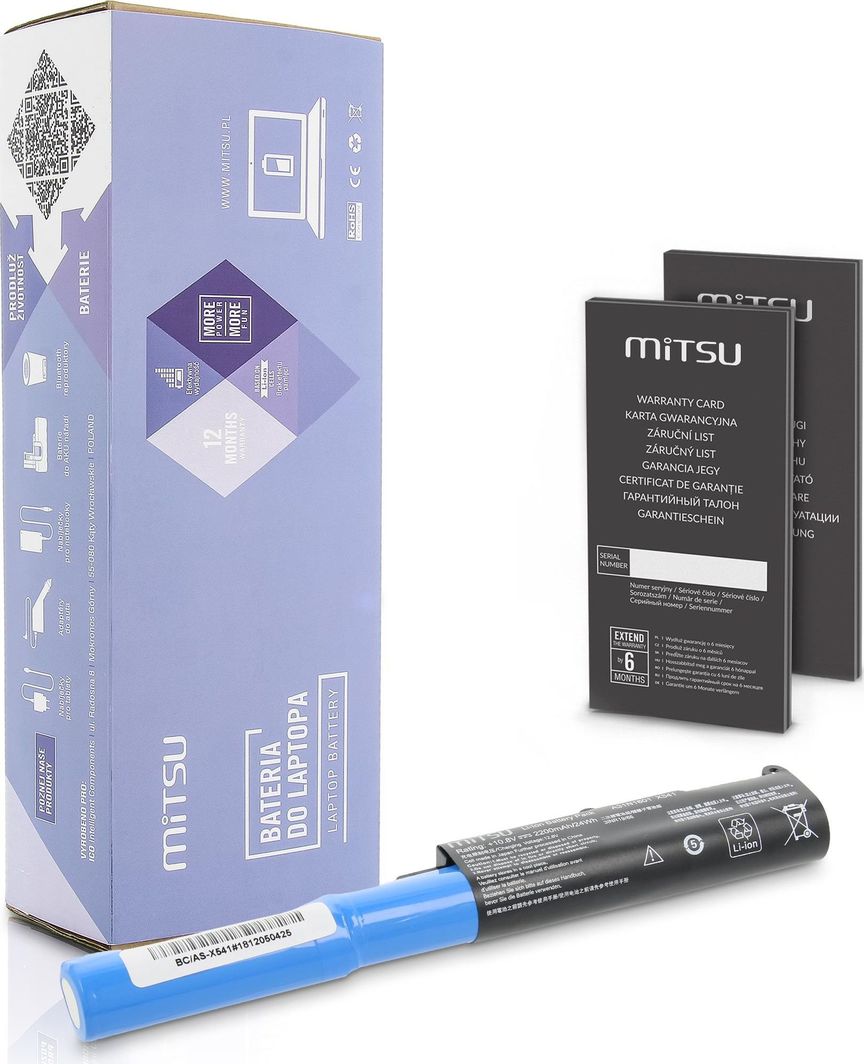 Bateria do laptopa Asus X541; F541; R541 10.8V 2200 mAh