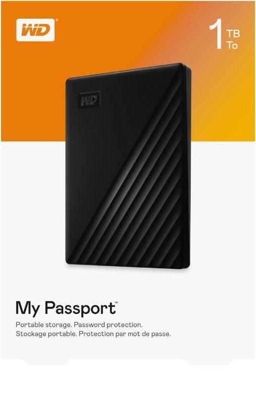 HDD USB 3.1 1TB WD My Passport - Czarny - obrazek 2