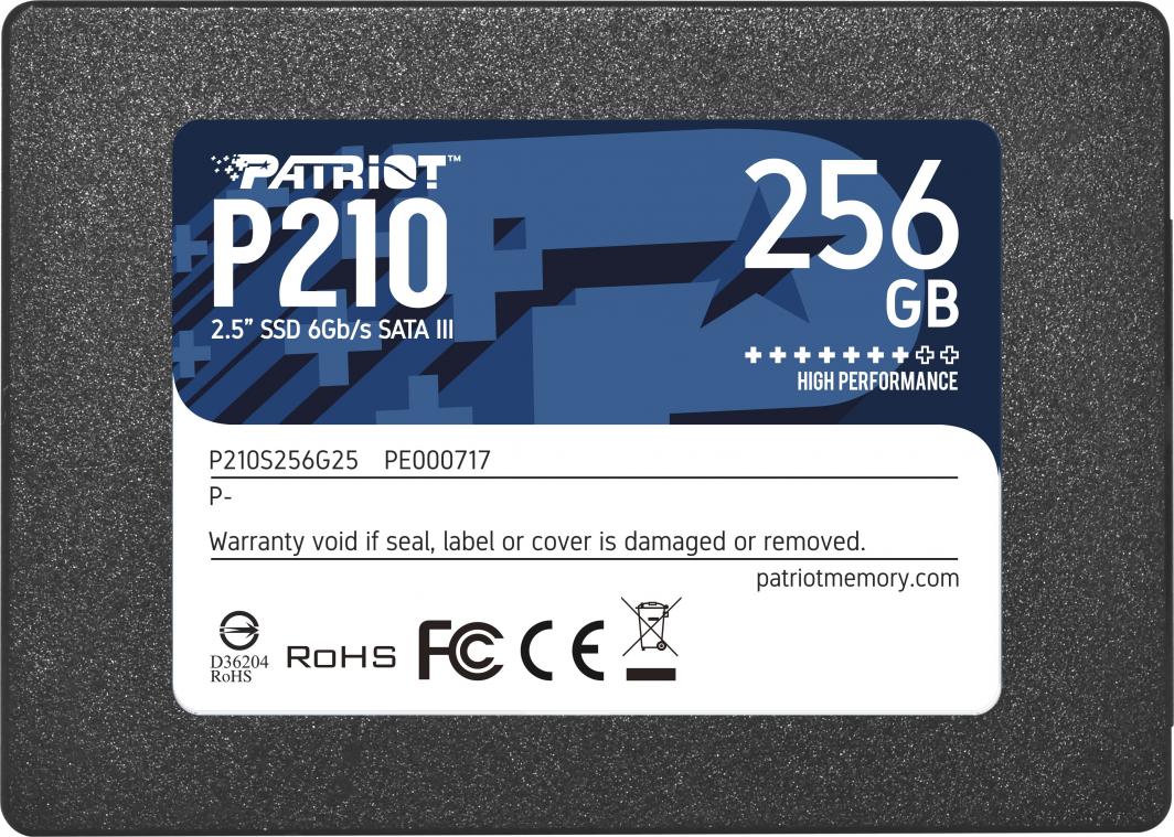 SSD 2.5"   256GB  Patriot P210