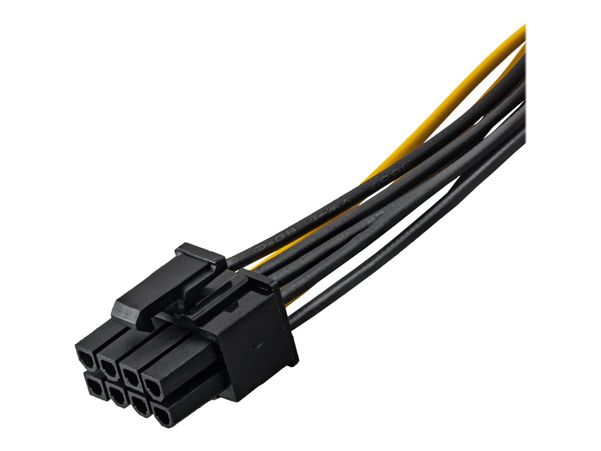 Adapter zasilania kart graficznych 6pin PCIe na 8pin Akyga - obrazek 2