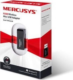 Bezprzewodowa karta sieciowa USB Wi-Fi 300Mbps 802.11n Mercusys MW300UM Mini - obrazek 2