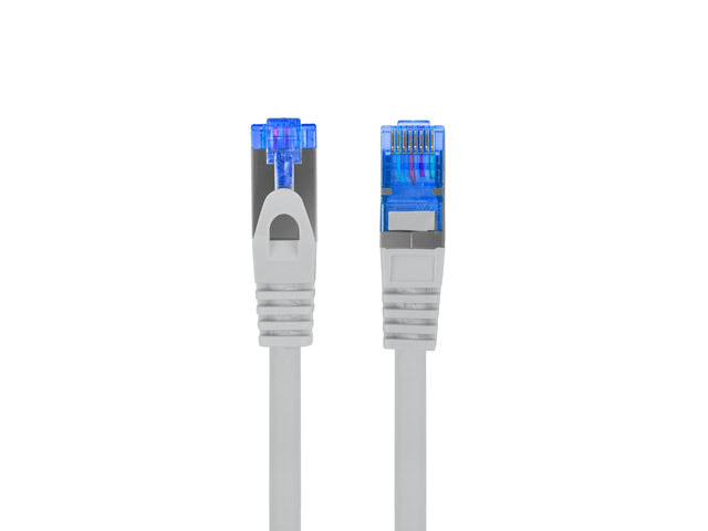 Kabel RJ45/RJ45  1.5 m    Patchcord  Kategoria 6a  Szary  Lanberg  S/FTP
