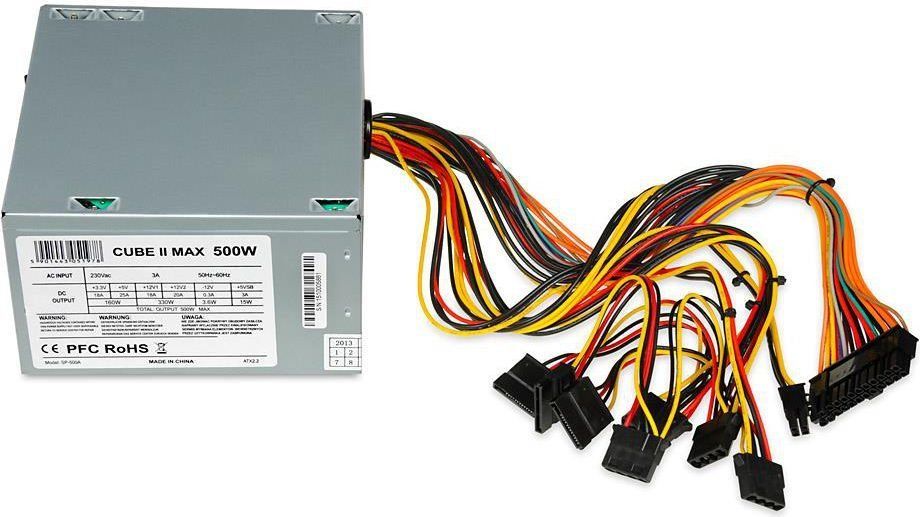 Zasilacz ATX 500W iBOX CUBE II - obrazek 3