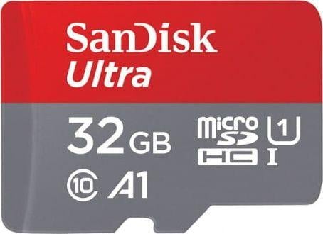 - karta pamieci MicroSD 32GB SDHC SanDisk Ultra + Adapter SD! 120MB/s