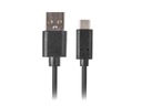 Kabel USB Type-C na USB-A  0.5 m  Lanberg  Quick Charge 3.0