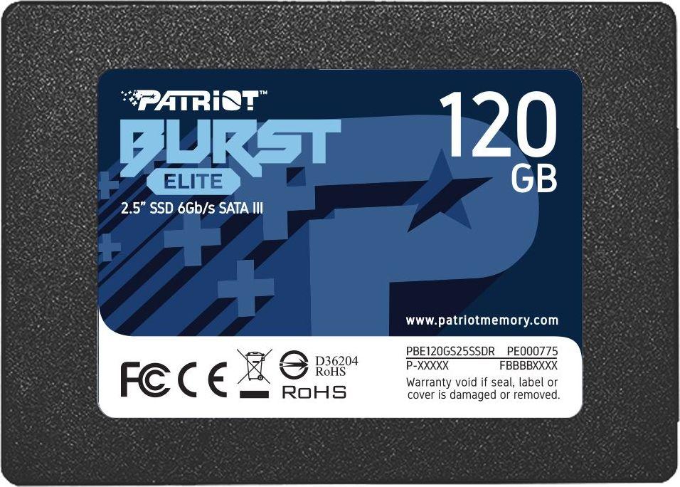 SSD 2.5"   120GB  Patriot Burst Elite