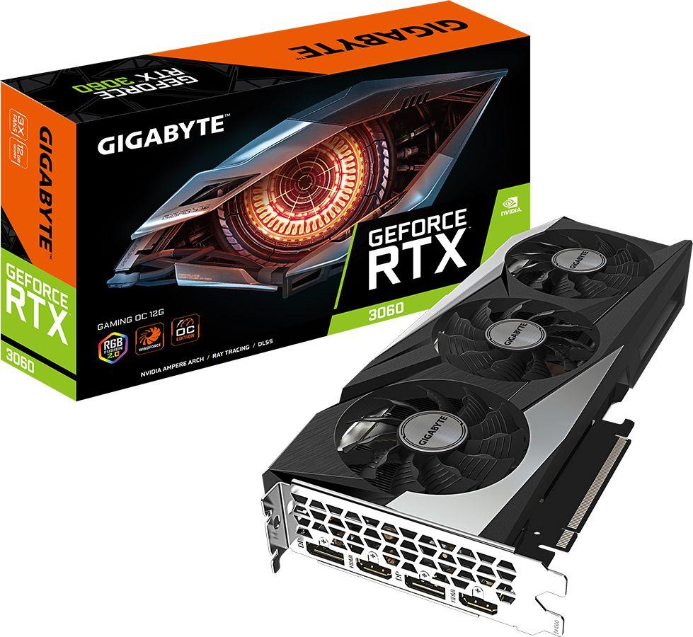 GeForce RTX 3060  12GB   Gigabyte  Gaming OC