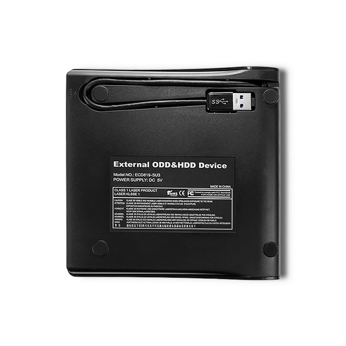 Obudowa do napędu optycznego DVD Slim 9,5mm USB 3.0 Qoltec - obrazek 2