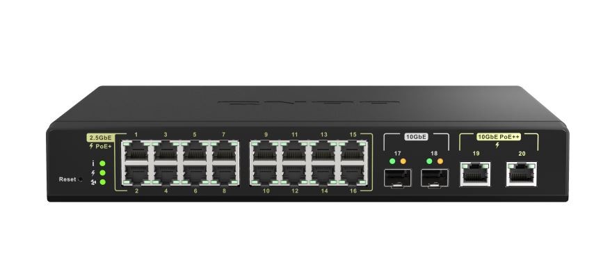 Switch QNAP QSW-M2116P-2T2S 10GbE PoE++