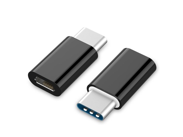 Adapter USB Type-C męski na microUSB żeński Gembird