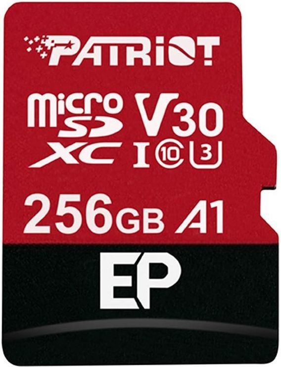 - karta pamieci MicroSD  256GB SDXC  Patriot EP Pro + Adapter SD!  80MB/100MB