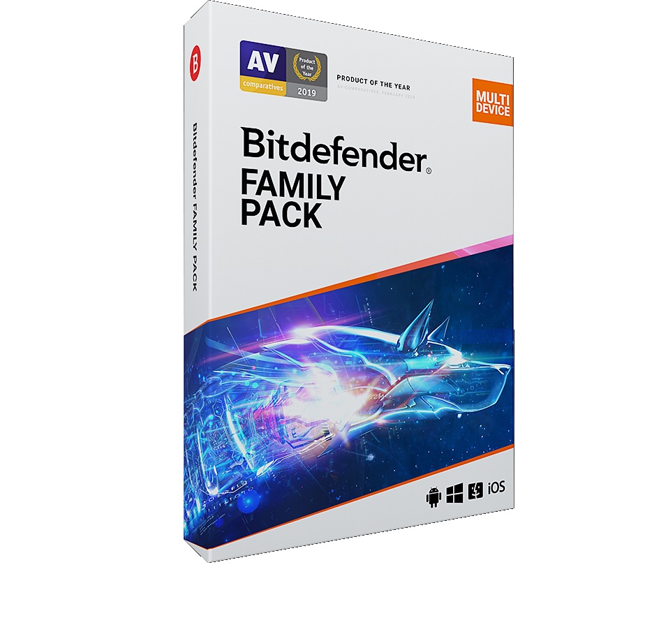 Bitdefender Family Pack 15 Stanowisk  1 Rok - Licencja elektroniczna ESD