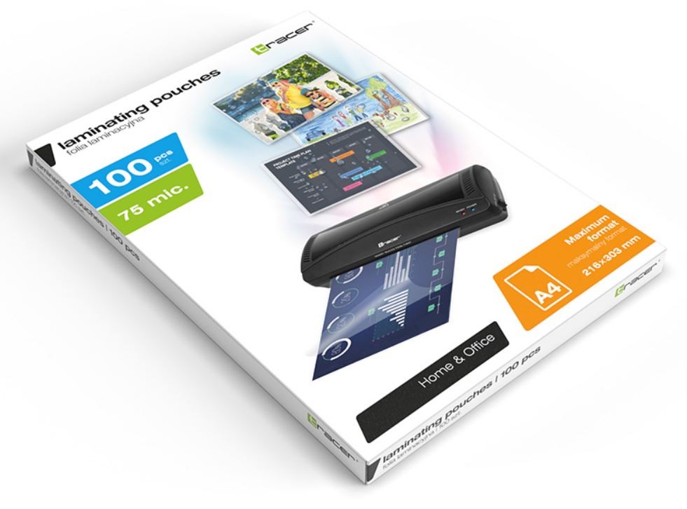 Folia laminacyjna Tracer A4 75 mic 100 szt.