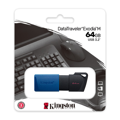 Flashdrive 64GB USB 3.2 Kingston DataTraveler Exodia M - obrazek 3