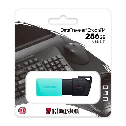 Flashdrive 256GB USB 3.2 Kingston DataTraveler Exodia M - obrazek 3