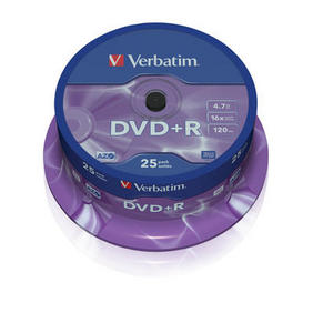 DVD+R VERBATIM 4,7GB x16 Cake *25