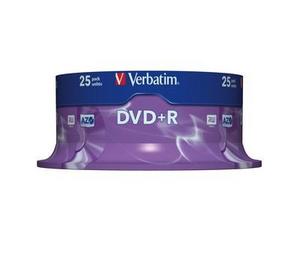 DVD+R VERBATIM 4,7GB x16 Cake *25 - obrazek 2