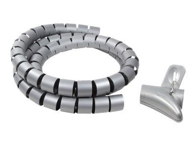 Organizer kabli LogiLink - Spirala  28mm  1,5m  Srebrny