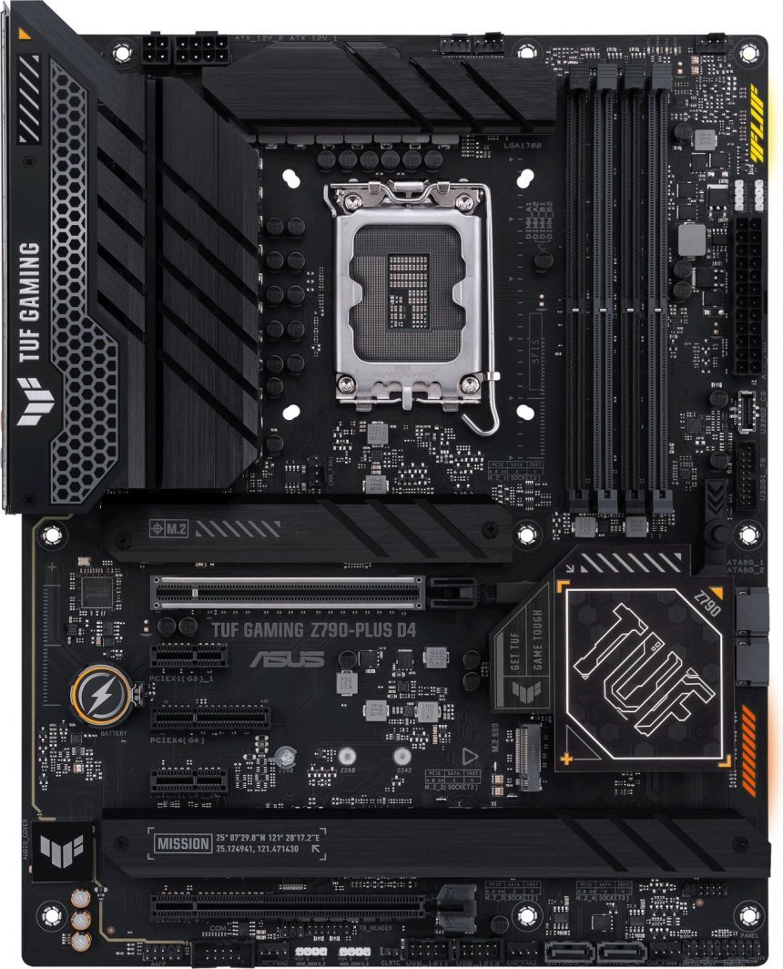 Płyta Socket LGA1700 Asus TUF GAMING Z790-PLUS D4 - obrazek 2